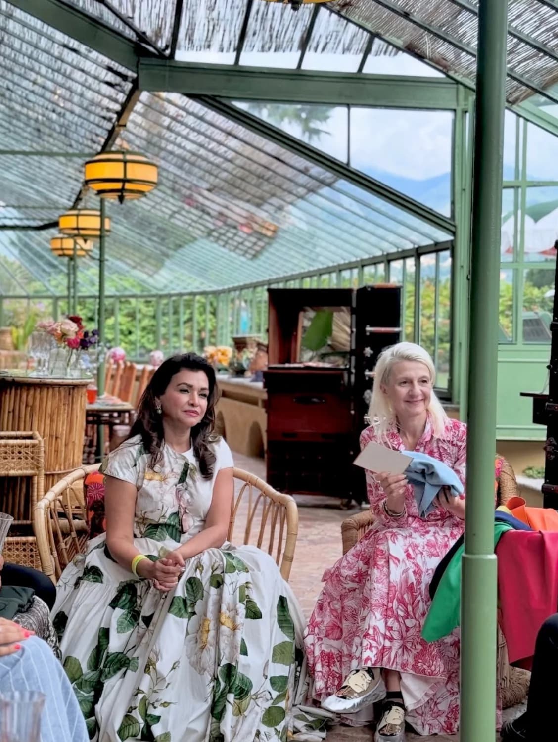 Deborah Sawaf and Orietta Pelizzari