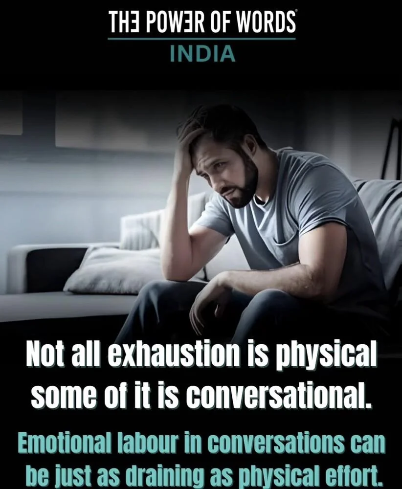 Not all exhaustion is physical...